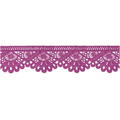 908248-07 PUNTILLA GUIPUR FANTASIA DEVA 42 MM. POLIESTER 100% VIOLETA Venta en piezas de 9.10 M