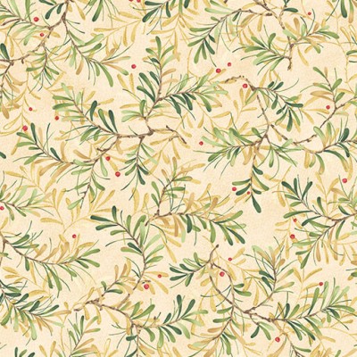 P133-17274-07 PATCH. AMERICANO 12 DAYS OF CHRISTMAS (12) 110 CM. ALGODON 100% CREMA Venta en piezas de 6.80 M