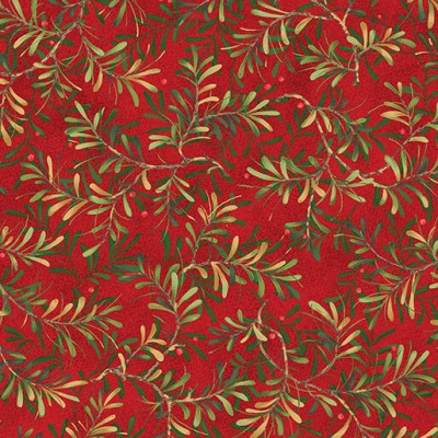 P133-17274-10 PATCH. AMERICANO 12 DAYS OF CHRISTMAS (06) 110 CM. ALGODON 100% ROJO Venta en piezas de 6.80 M