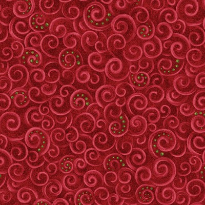 P133-17275-10 PATCH. AMERICANO 12 DAYS OF CHRISTMAS (03) 110 CM. ALGODON 100% ROJO Venta en piezas de 6.80 M