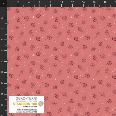P137-4514-523 PATCH.AMERICANO THE SWEETEST EMBRACE (02) 110 CM. ALGODON 100% ROSA Venta en piezas de 6.00 M