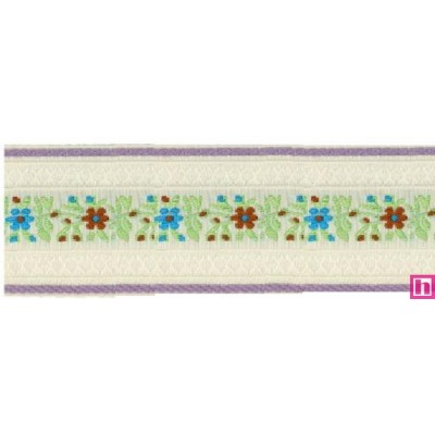 125619-60-03 TAPACOSTURAS FANTASIA KESIA 60 MM. POLIESTER 100% CREMA Venta en piezas de 15.00 M