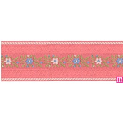 125619-60-06 TAPACOSTURAS FANTASIA KESIA 60 MM. POLIESTER 100% ROSA Venta en piezas de 15.00 M