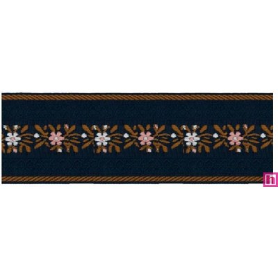 125619-60-20 TAPACOSTURAS FANTASIA KESIA 60 MM. POLIESTER 100% MARINO Venta en piezas de 15.00 M