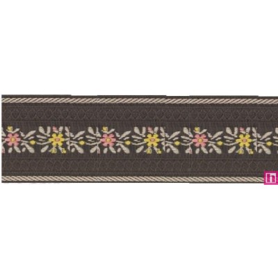 125619-60-25 TAPACOSTURAS FANTASIA KESIA 60 MM. POLIESTER 100% MARRON Venta en piezas de 15.00 M