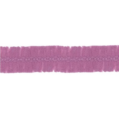 51828 IRATI GALON NYLON FRUNCIDO POLIAMIDA 100% BUGANVILLA Venta en piezas de 30.00 M