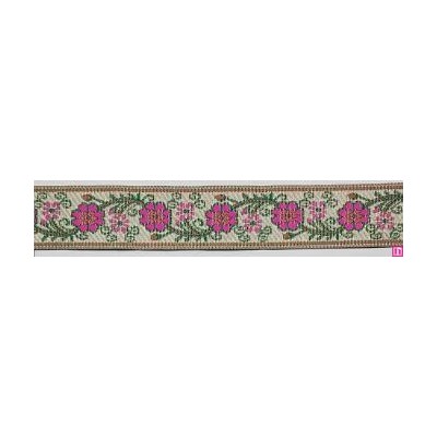 655365-0003 CINTA JACQUARD ZERA 25 MM. POLIESTER 100% CREMA Venta en piezas de 7.00 M
