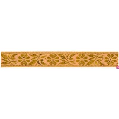 655372-0100 CINTA JACQUARD GARLAN 20 MM. POLIESTER 100% ORO Venta en piezas de 7.00 M