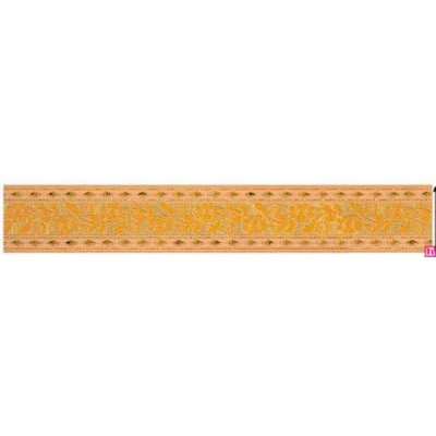 655373-0100 CINTA JACQUARD HOMERO 25 MM. POLIESTER 100% ORO Venta en piezas de 7.00 M