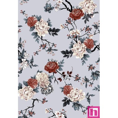 68107 VIYELA ESTAMPADA CUTIE (06) 1.50 M. 145 GR/M2 - ALGODON 100% GRIS Venta en piezas de 10.00 M