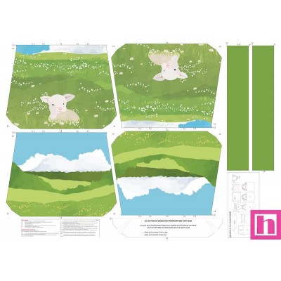 68122 TOTE BAGS CORDERO - REVERSIBLE Y REPELENTE AL AGUA  (13) 45X50 CMS. POLIESTER 100% CESPED Venta en piezas de 1.00 U