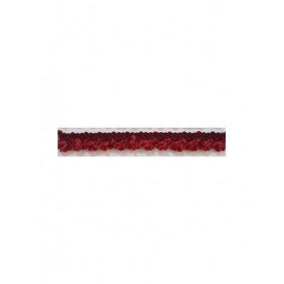 60725 FLECO FANTASIA 15 MM AVIGAIL POLIESTER 60%-ACRILICO 40%  GRANATE Venta en piezas de 12.50 M