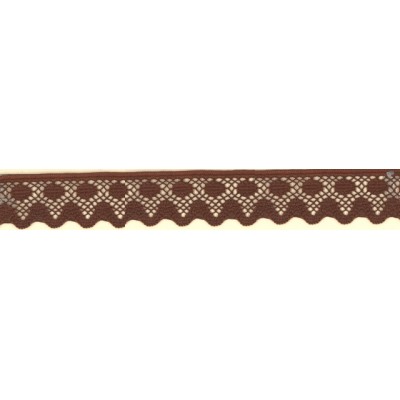 72274-26 PUNTILLA NYLON ANABELA 20 MM. POLIAMIDA 100% MARRON Venta en piezas de 50.00 M