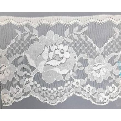 8173-000 PUNTILLA NYLON EREN 100 MM. POLIESTER 100% BLANCO Venta en piezas de 50.00 M