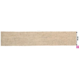 119630-30-24 CINTA NATURAL LEIZA 30 MM. POLIESTER 100% NATURAL Venta en piezas de 26.70 M