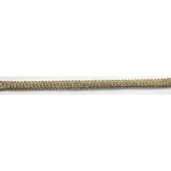120460-100 CORDON FANTASIA VEDA 8 MM. POLIESTER 100% DORADO Venta en piezas de 20.00 M