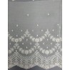 12310-0 PUNTILLA TUL BORDADO FUAT 180 MM. POLIESTER 100% NATURAL Venta en piezas de 14.80 M