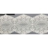 12314-0 GALON TUL BORDADO FUAT 65 MM. POLIESTER 100% NATURAL Venta en piezas de 14.80 M