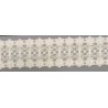 12315-0 GALON TUL BORDADO FUAT 40 MM. POLIESTER 100% NATURAL Venta en piezas de 14.80 M
