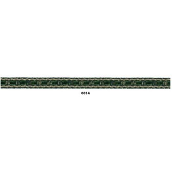 129828-14 GALON TERCIOPELO NANDINI 10 MM. PA+PET+METALLIC VERDE Venta en piezas de 20.00 M