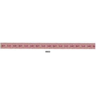129828-33 GALON TERCIOPELO NANDINI 10 MM. PA+PET+METALLIC ROSA Venta en piezas de 20.00 M