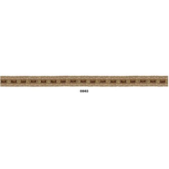 129828-43 GALON TERCIOPELO NANDINI 10 MM. PA+PET+METALLIC CAMEL Venta en piezas de 20.00 M