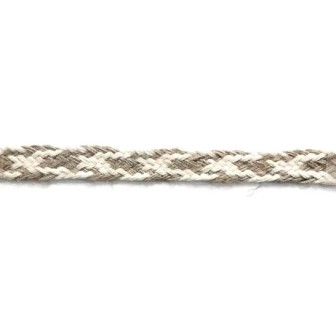 129834-24 CINTA FANTASIA IDALIA 15 MM. ALGODON 50%/YUTE 50% NATURAL/YUTE Venta en piezas de 19.00 M