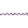 133900-0021 GALON FANTASIA SARABI 10 MM. ABS+RESINA+CRISTAL LILA Venta en piezas de 9.10 M