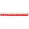 139000-3009 REMATE LANA ABBAS 20 MM. POLIESTER 100% MARFIL/ROJO Venta en piezas de 26.00 M