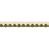 139000-3015 REMATE LANA ABBAS 20 MM. POLIESTER 100% MARFIL/VERDE Venta en piezas de 26.00 M