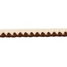 139000-3025 REMATE LANA ABBAS 20 MM. POLIESTER 100% MARFIL/CHOCOLATE Venta en piezas de 26.00 M