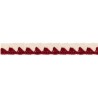 139000-3060 REMATE LANA ABBAS 20 MM. POLIESTER 100% MARFIL/GRANATE Venta en piezas de 26.00 M