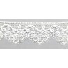 142101-01 PUNTILLA GUIPUR KANYA 50 MM. POLIESTER 100% BLANCO Venta en piezas de 19.00 M