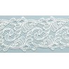 142105-01 GALON GUIPUR MEENA 70 MM. POLIESTER 100% BLANCO Venta en piezas de 19.00 M