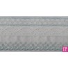 145740-021 PUNTILLA BATISTA+BOLILLO TAREN 65 MM. POLIESTER 50%-ALGODON 50% BLANCO/CELESTE Venta en piezas de 13.80 M