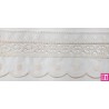 145741-003 PUNTILLA BATISTA+BOLILLO IZEL 70 MM. POLIESTER 50%-ALGODON 50% BEIG Venta en piezas de 13.80 M