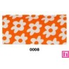 31024-25-0008 BIES PERFILADO ESTAMPADO XOLA 25 MM ALGODON 100% NARANJA Venta en piezas de 20.00 M