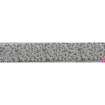 3287-18-03 BIES PERFILADO ZEITA-FLORAL 18 MM. POLIESTER 70%-ALGODON 30% BLANCO/LILA Venta en piezas de 25.00 M