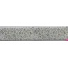 3287-30-02 BIES PERFILADO ZEITA-FLORAL 30 MM. POLIESTER 70%-ALGODON 30% BLANCO/CELESTE Venta en piezas de 25.00 M