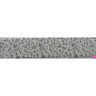 3287-30-03 BIES PERFILADO ZEITA-FLORAL 30 MM. POLIESTER 70%-ALGODON 30% BLANCO/LILA Venta en piezas de 25.00 M