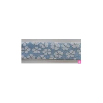 3311-18-02 BIES PERFILADO EILEN-FLOR 18 MM. POLIESTER 70%-ALGODON 30% CELESTE Venta en piezas de 25.00 M