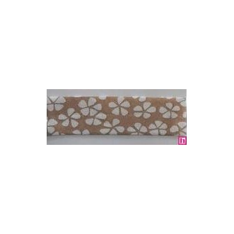 3311-18-03 BIES PERFILADO EILEN-FLOR 18 MM. POLIESTER 70%-ALGODON 30% CAMEL Venta en piezas de 25.00 M