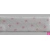 3312-18-01 BIES PERFILADO BELMIRO-ESTRELLA 18 MM. POLIESTER 70%-ALGODON 30% BLANCO/ROSA Venta en piezas de 25.00 M