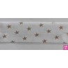 3312-18-03 BIES PERFILADO BELMIRO-ESTRELLA 18 MM. POLIESTER 70%-ALGODON 30% BLANCO/CAMEL Venta en piezas de 25.00 M