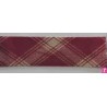 3314-18-01 BIES PERFILADO DIOGO-VICHY 18 MM. POLIESTER 70%-ALGODON 30% GRANATE Venta en piezas de 25.00 M