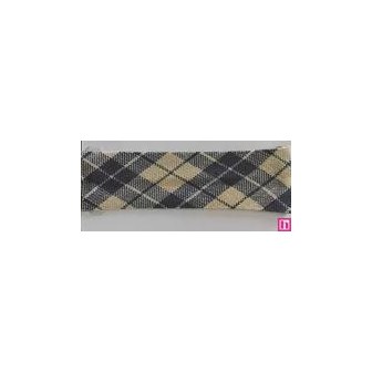 3315-18-02 BIES PERFILADO DIOGO-VICHY 18 MM. POLIESTER 70%-ALGODON 30% AZUL Venta en piezas de 25.00 M