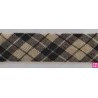 3315-18-03 BIES PERFILADO DIOGO-VICHY 18 MM. POLIESTER 70%-ALGODON 30% CHOCOLATE Venta en piezas de 25.00 M