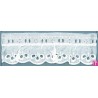35944/36-000 TIRA FRUNCIDA BATISTA ROUS 45 MM. POLIESTER 60%-ALGODON 40% BLANCO Venta en piezas de 11.00 M
