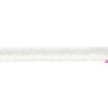 416225-01 CORDON FANTASIA PRIYA 10 MM. POLIESTER 100% BLANCO Venta en piezas de 10.00 M