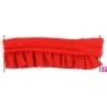 43152 VIVO FRUNCIDO CAMELIA POLIESTER 50%-ALGODON 50% CORAL Venta en piezas de 25.00 M
